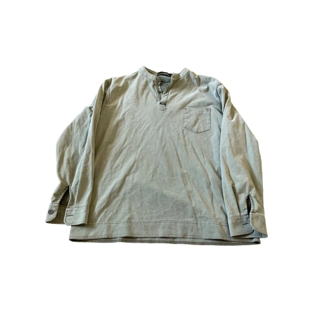 VTG Jeep Men's Green Long‎ Sleeve Size Large 90s Collared Winter